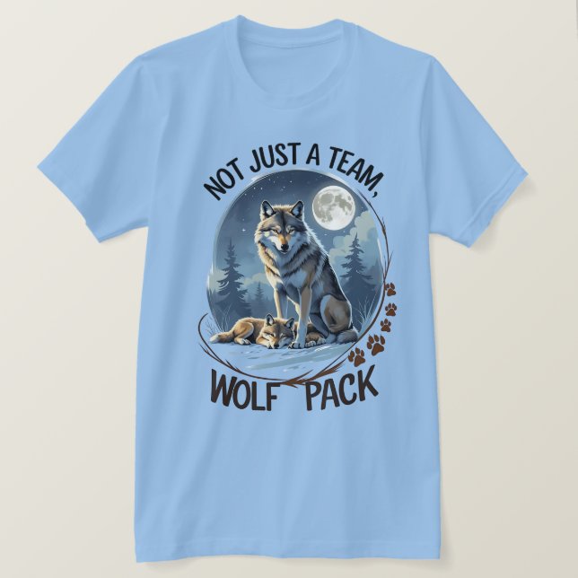 Wolf Pack – United by Nature T-Shirt (Design Front)