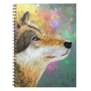Wolf Painting Notebook