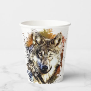 Wolf   paper cups