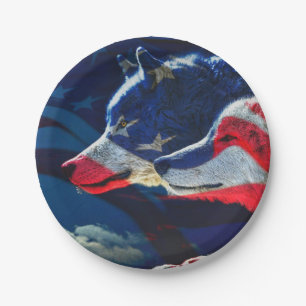 Wolf Paper Plate