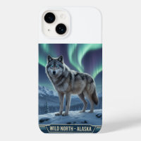 Wolf Phone Case 🐺🌌 | Northern Lights Art ❄️