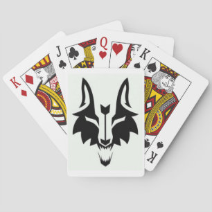 Wolf playing cards
