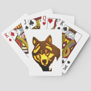 Wolf Playing Cards