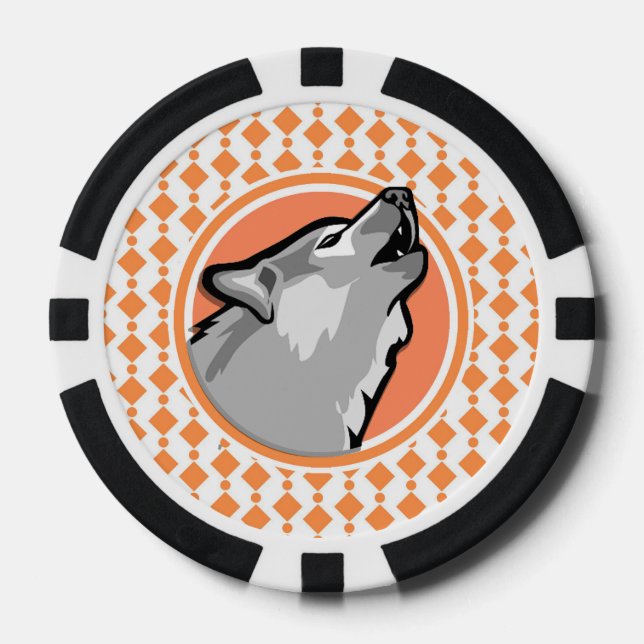 wolf poker chips (Front)
