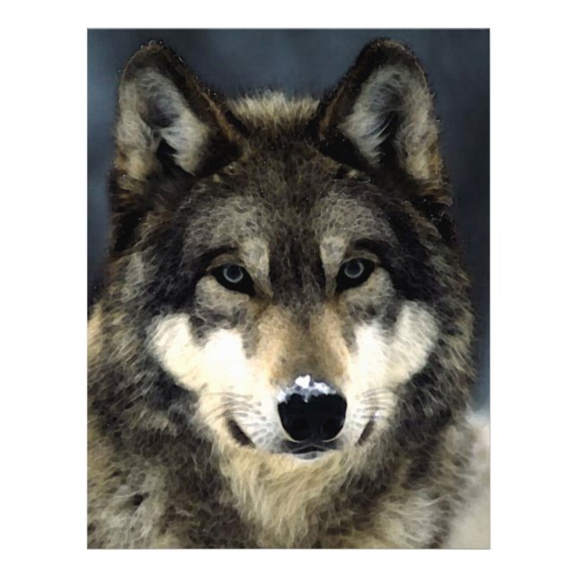 Wolf Portrait Flyer (Front)
