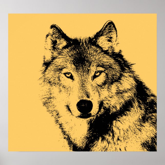 Wolf Portrait Poster (Front)