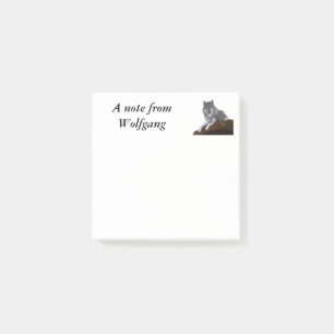 Wolf Post-it Notes