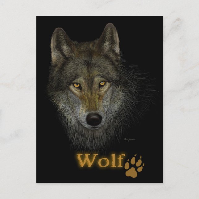 Wolf postcard (Front)