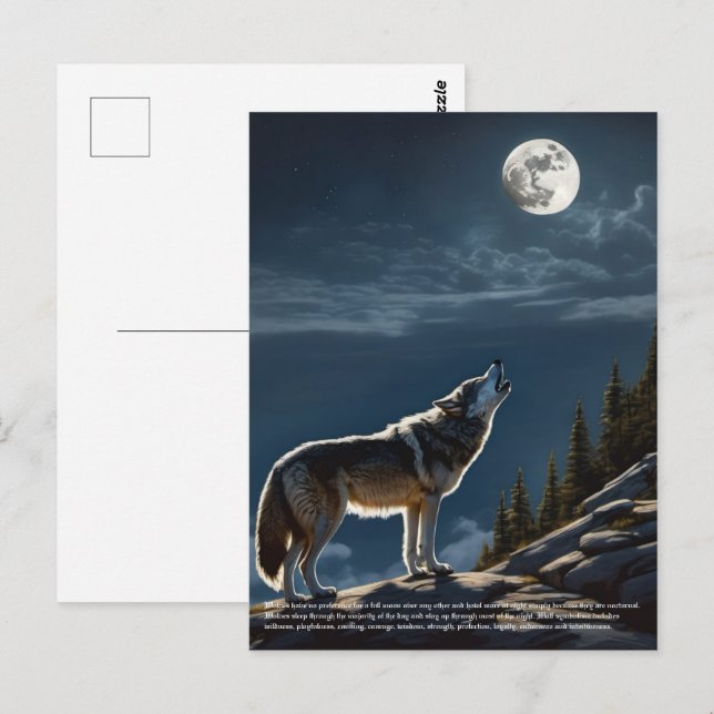 Wolf Postcard (Front/Back)