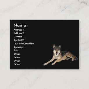 Wolf Profile Card