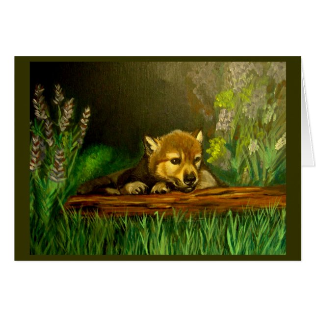 Wolf pup (Front Horizontal)