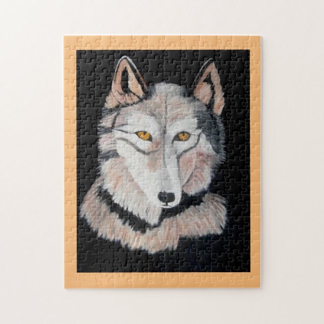 Wolf Puzzle (Vertical)