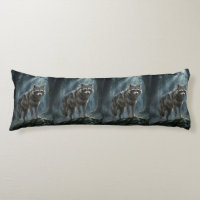 Wolf Racoon Hybrid – Moonlit Woodland Guardian