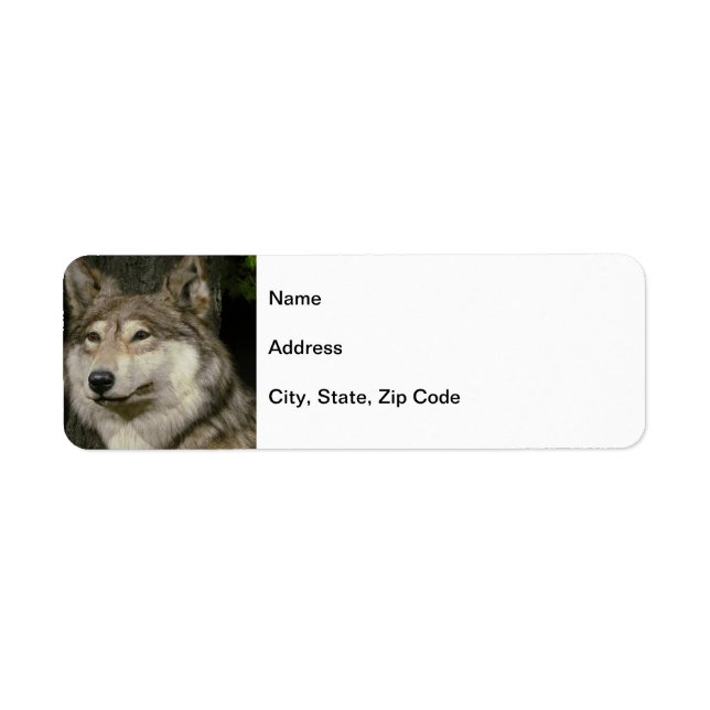 Wolf Return Address Label (Front)