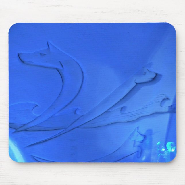 Wolf Room at Hotel de Glace, Quebec, Canada Mouse Pad (Front)