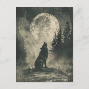 Wolf Samhain Halloween Greeting Card