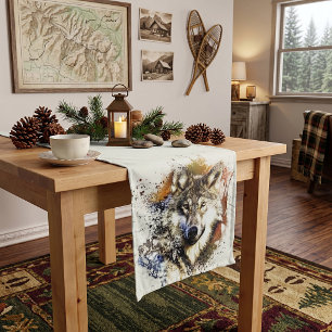 Wolf short table runner