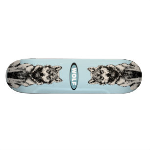 wolf skateboard
