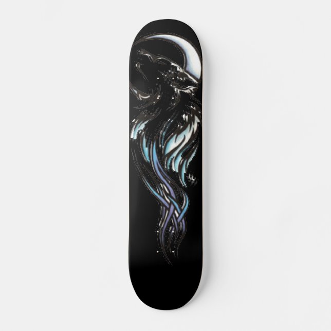 Wolf skateboard. skateboard (Front)
