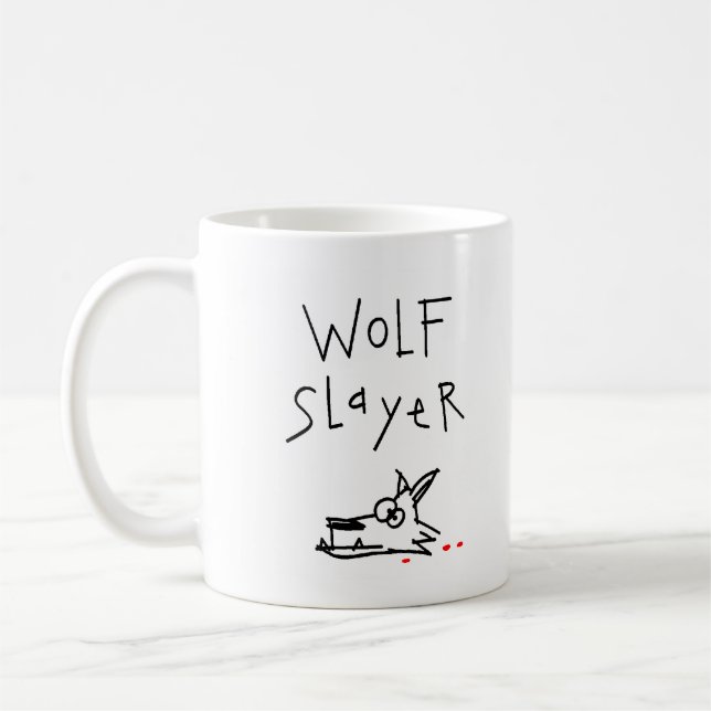 Wolf Slayer Coffee Mug (Left)