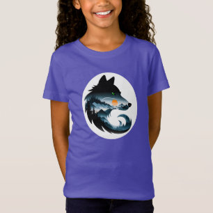 Wolf Sonnenuntergang T-Shirt