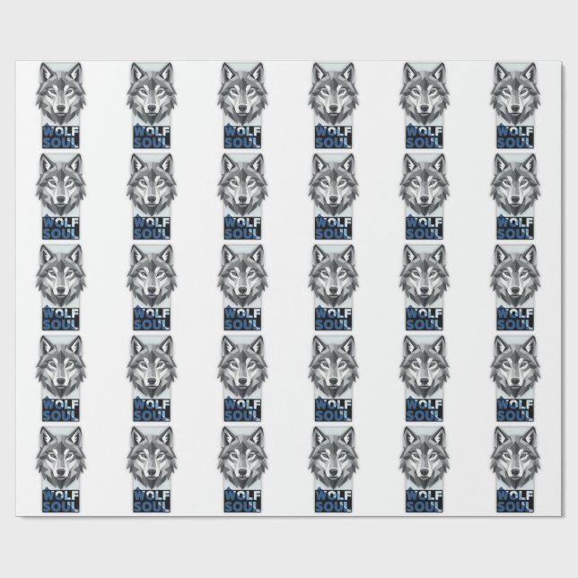 Wolf soul wrapping paper (Flat)