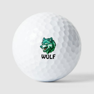 Wolf Spin Fierce Table Tennis Spirit Design Golf Balls