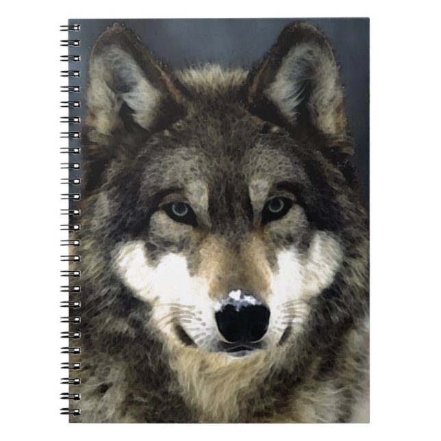 Wolf Spiral Notebook (Front)