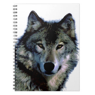 Wolf Spiral Notebook
