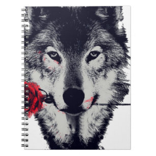 Wolf Spiral Notebook