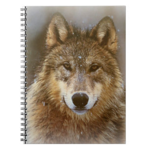 Wolf Spiral Notebook