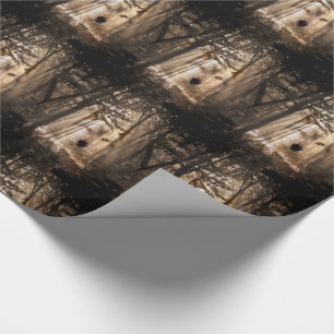 Wolf spirit in the woods wrapping paper