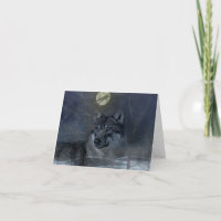 Wolf Spirit Moon Night
