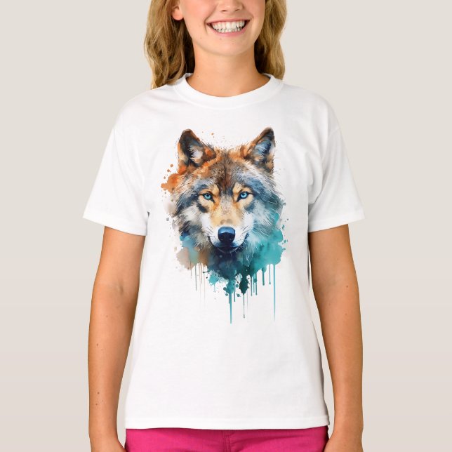 Wolf Spirit: The Power and Grace of Wolf T-Shirt (Front)