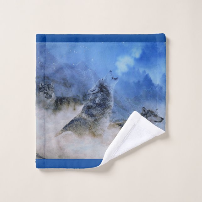 Wolf Spirits Wash Cloth (Wash Cloth)
