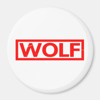 Wolf Stamp Magnet