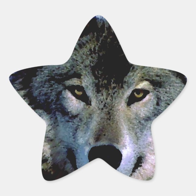 Wolf Star Sticker (Front)