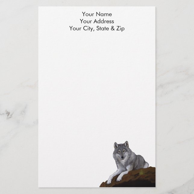 Wolf Stationery (Front)