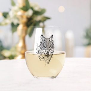 Wolf Stemless Wine Glass