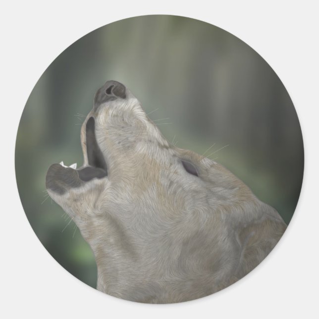 Wolf Sticker (Front)