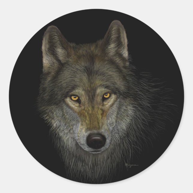 Wolf sticker (Front)