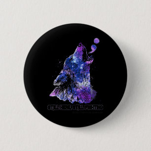 Wolf Still Here Still Fighting Suicide Prevention 6 Cm Round Badge