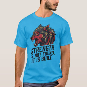 Wolf Strength Warrior T-Shirt – Built Not Found 