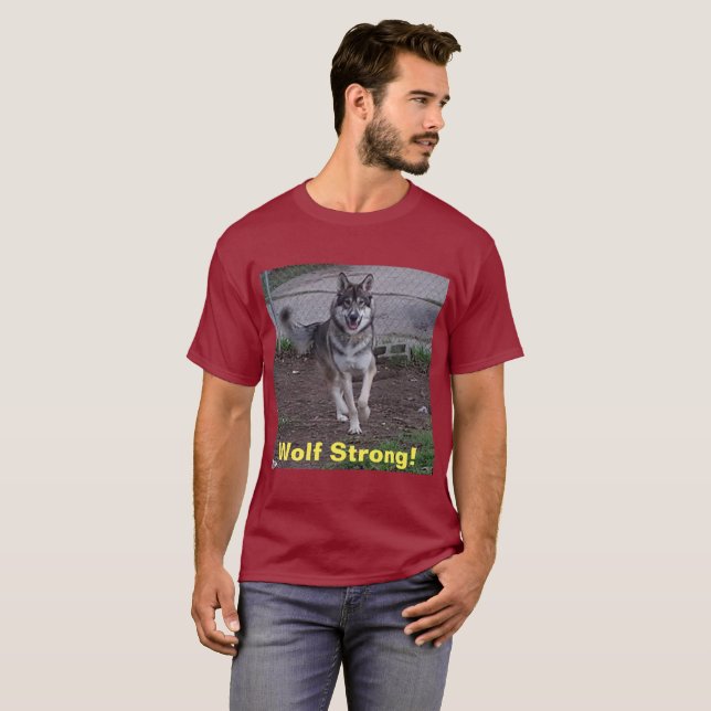 Wolf strong! T-Shirt (Front Full)