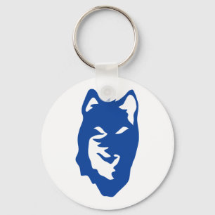 Wolf Symbol Key Ring