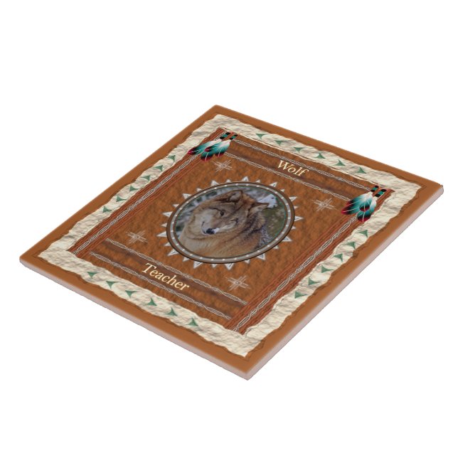 Wolf Teacher Energy Tile (Side)