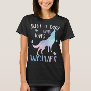 Wolf Tee Just A Girl Who Loves Wolves