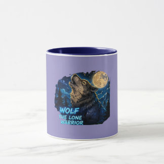 Wolf The Lone Warrior Mug
