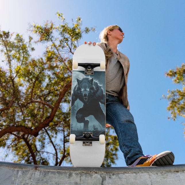 Wolf Themed Skateboard (Outdoor 1)