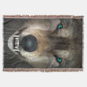 Wolf Throw Blanket